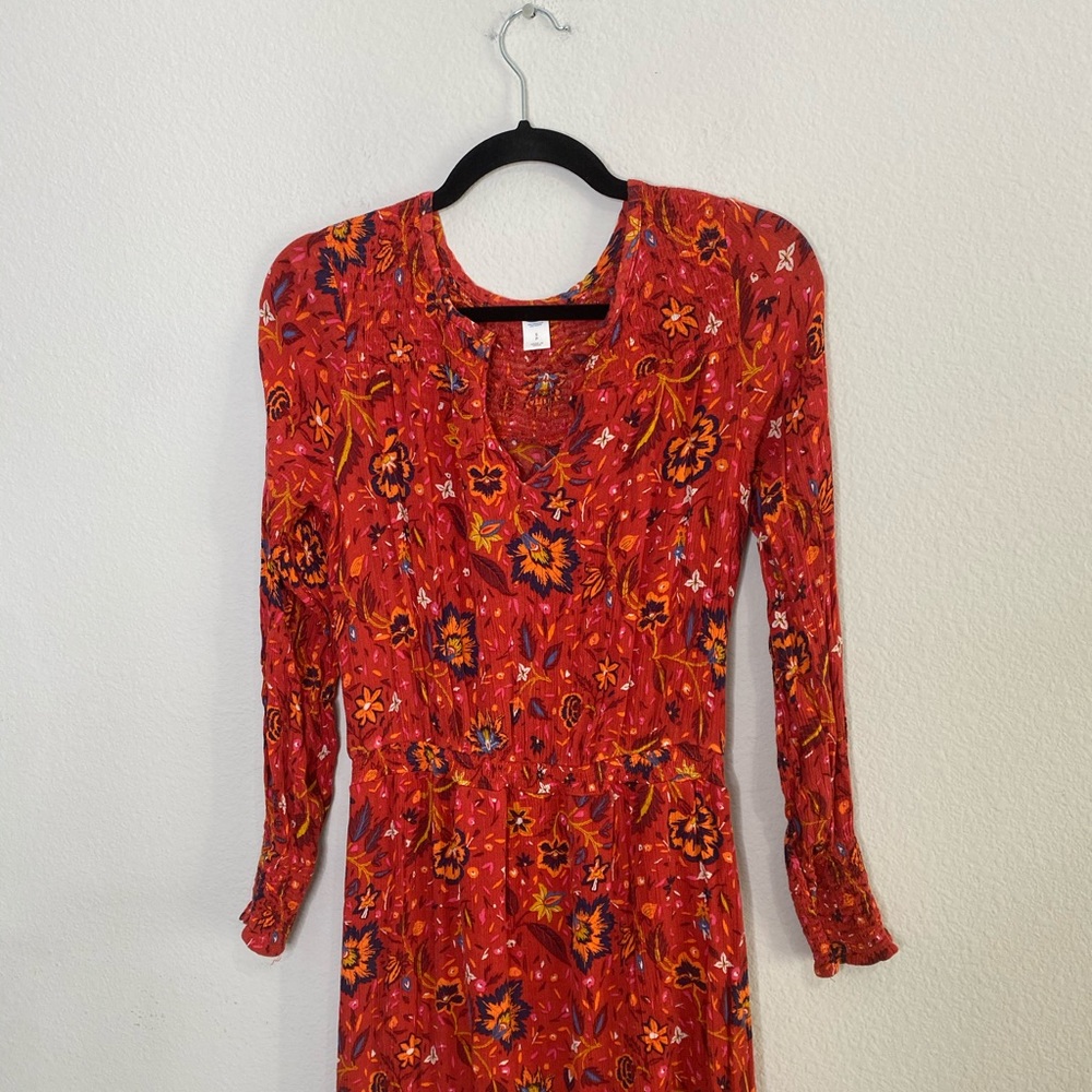 Old Navy Bohemian Floral Print Maxi Dress